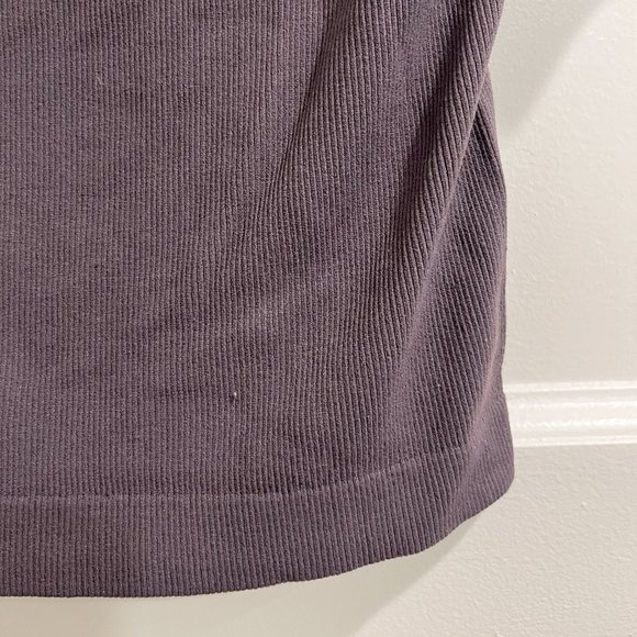 Garage gray ribbed cropped tee - Picture 6 of 8